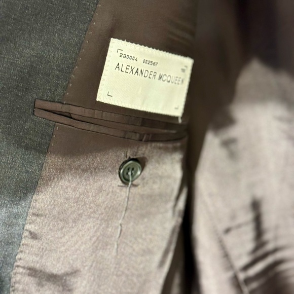 Alexander McQueen blazer super 130 US 40 grey - Picture 5 of 5